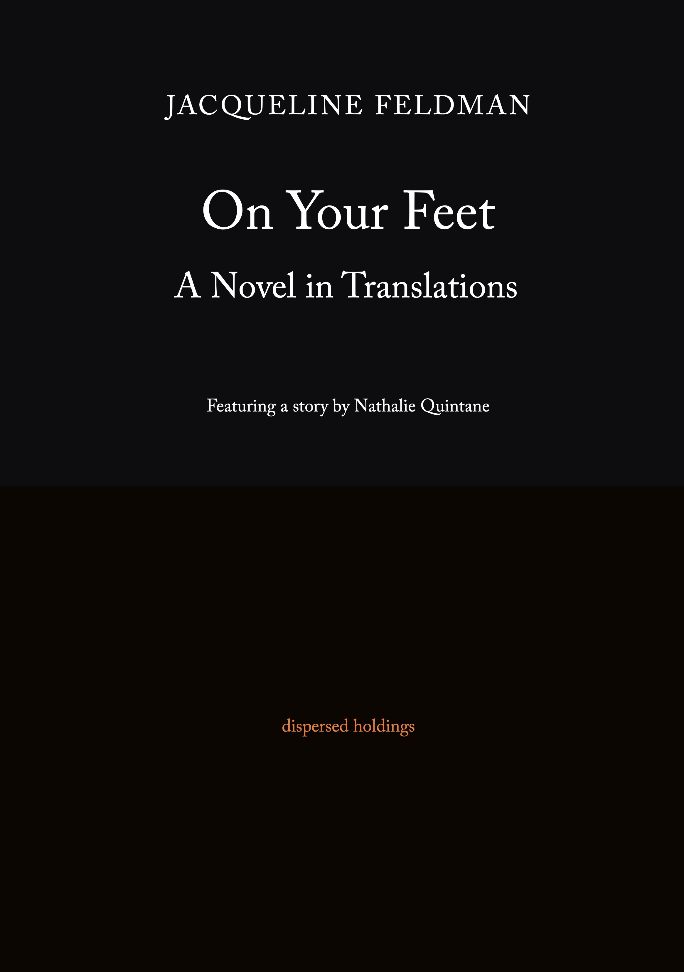  - ON YOUR FEET BOOK LAUNCH with Jacqueline Feldman & Friends